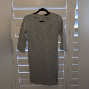 Theory Gray 3/4 Sleeve Dress, size 2